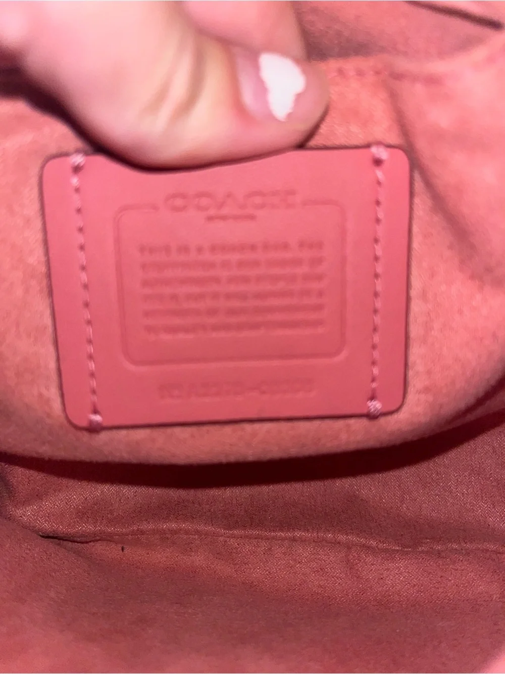 Coach Pink Signature Jacquard Shoulder Bag